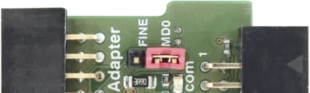 JTAG: jumper in MD0 position