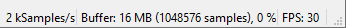 J-Scope status bar