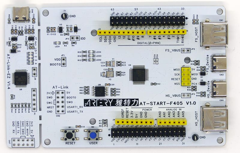 File:Artery AT-START-F405 AT32F405RCT7-7 board.jpg