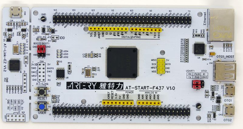 File:Artery AT-START-F437 AT32F437ZMT7 board.jpg