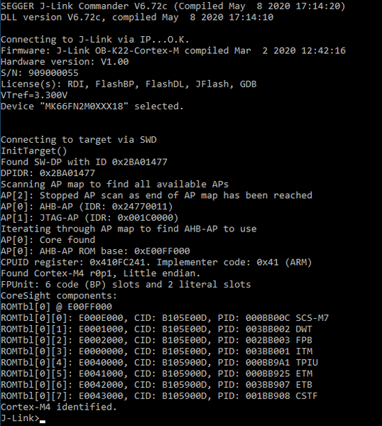 File:JLinkCommander MK66 connected.png