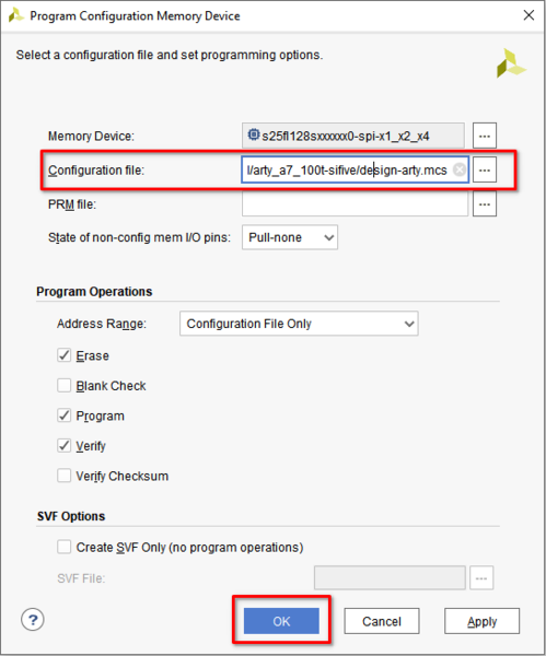 File:ARTY-100T VivadoLAB ProgSettings.png