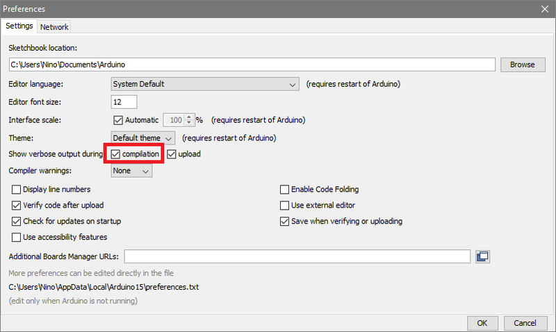 File:Arduino IDE Preferences.png