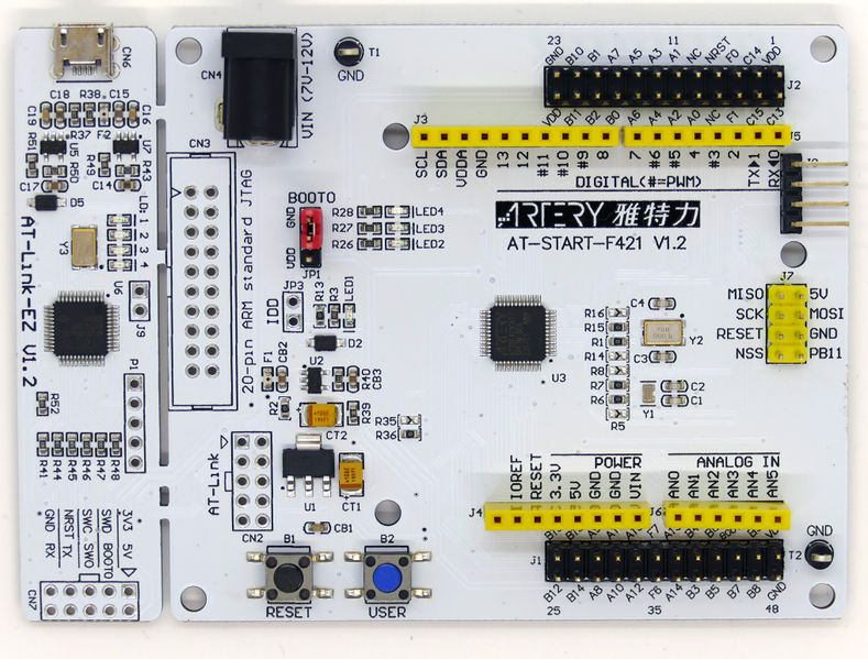 File:Artery AT-START-F421 AT32F421C8T7 board.jpg