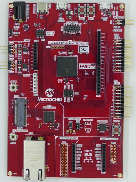 File:Microchip PIC32CZCA90 board.JPG