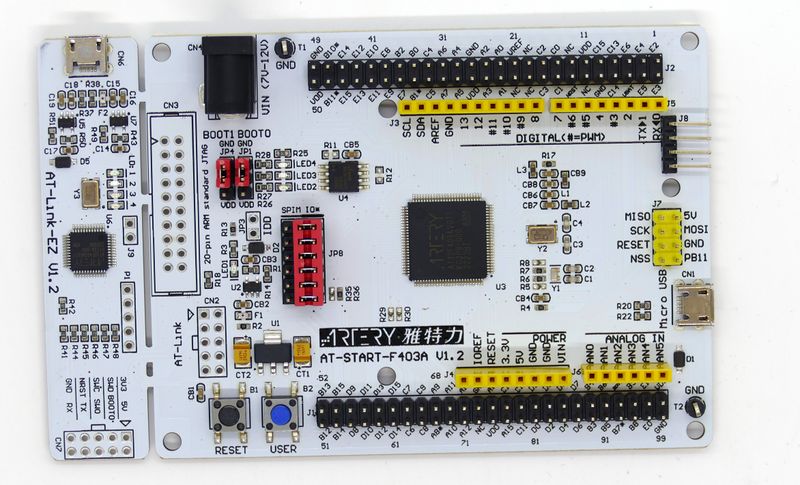 File:Artery AT-START-F403A AT32F403AVGT7 board.jpg